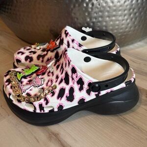 Crocs clogs size 10 Ron English Party Animal edition wedge
